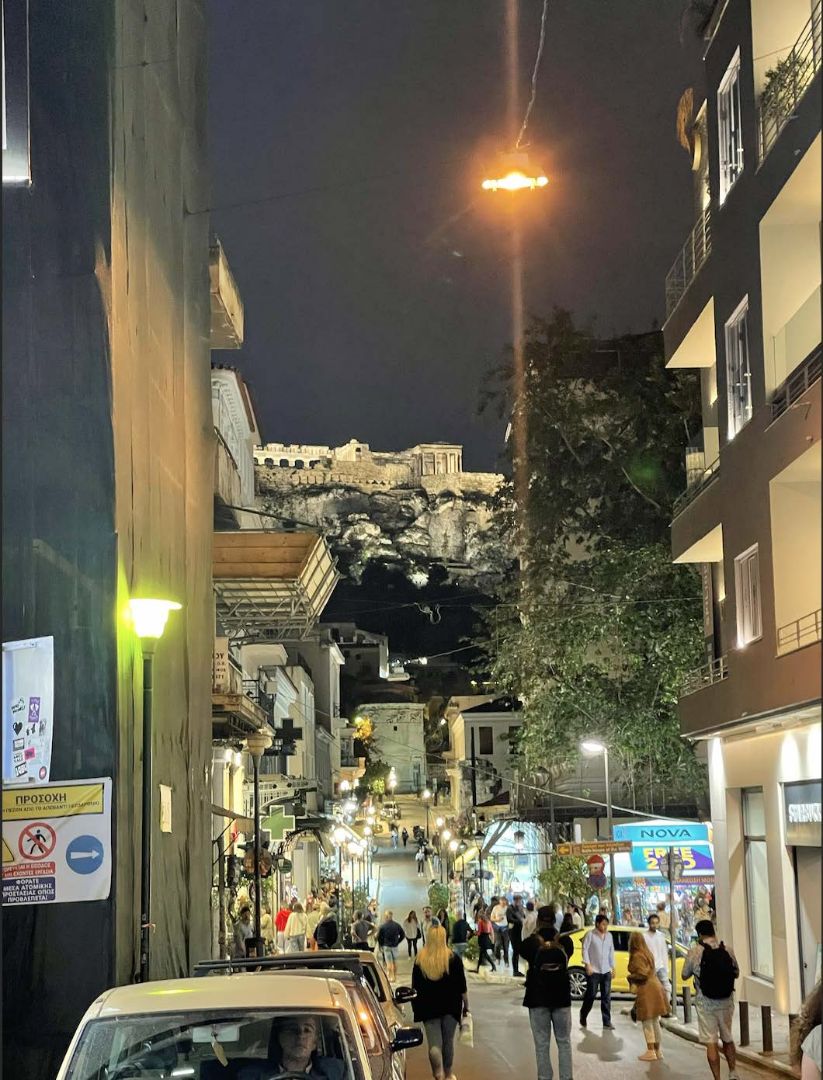 Greece at night