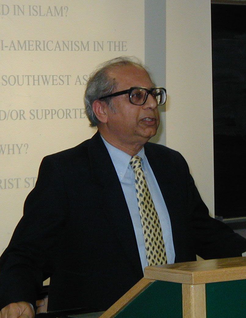 Mohammed Ayood giving a lecture