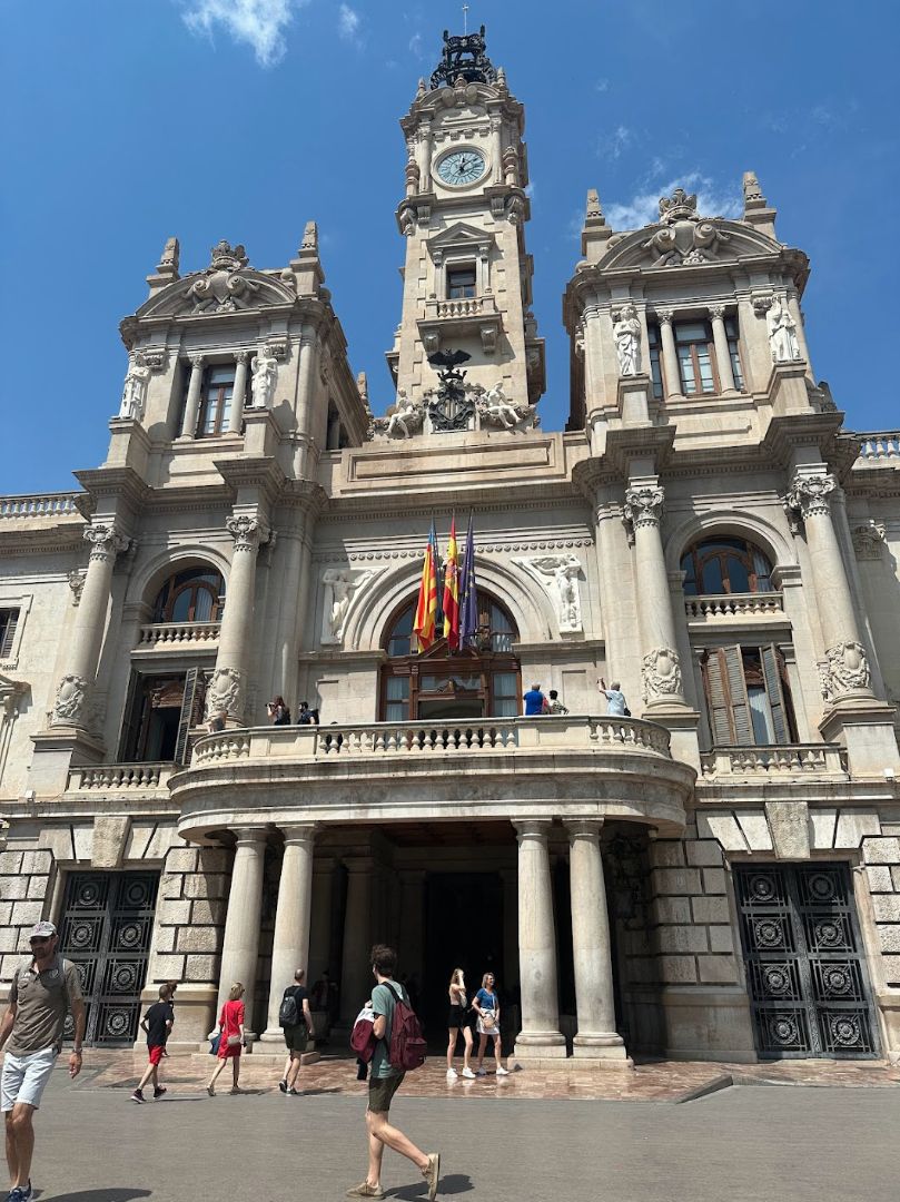 Ornate government building in Spain