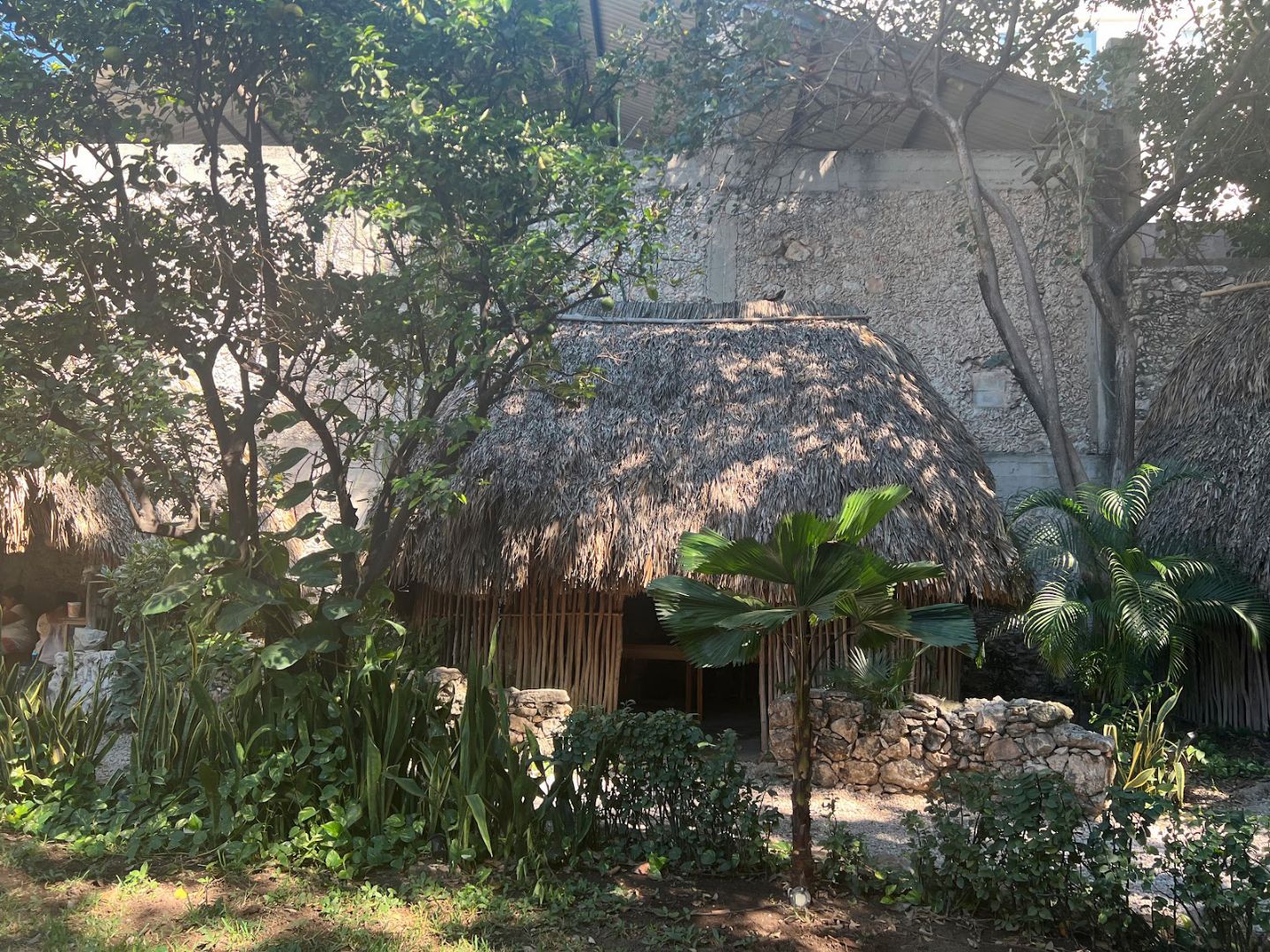 Straw hut in Mexico
