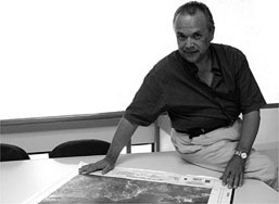 Picture of José when he was the director of PMAIB and COHDEFOR published in 2004 by the Bay Islands Voice