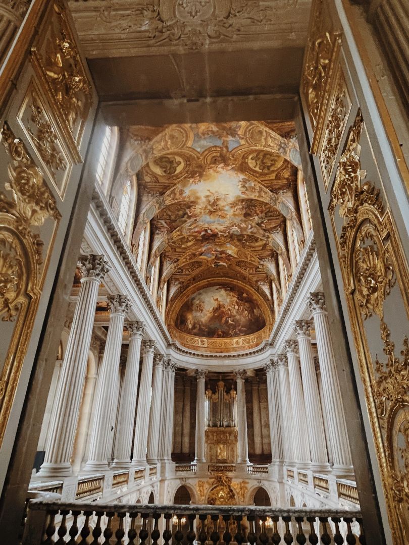 Ornate interior of a building in France