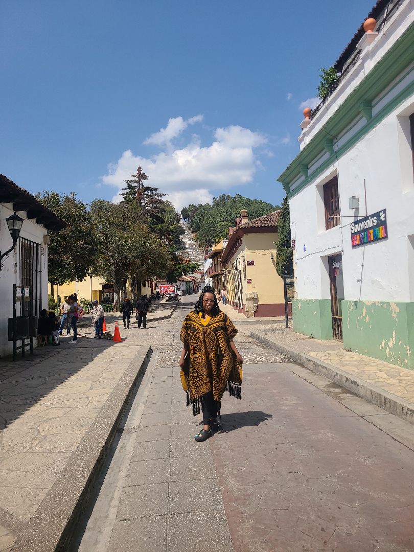 Reanna in city of Chiapas, Mexico