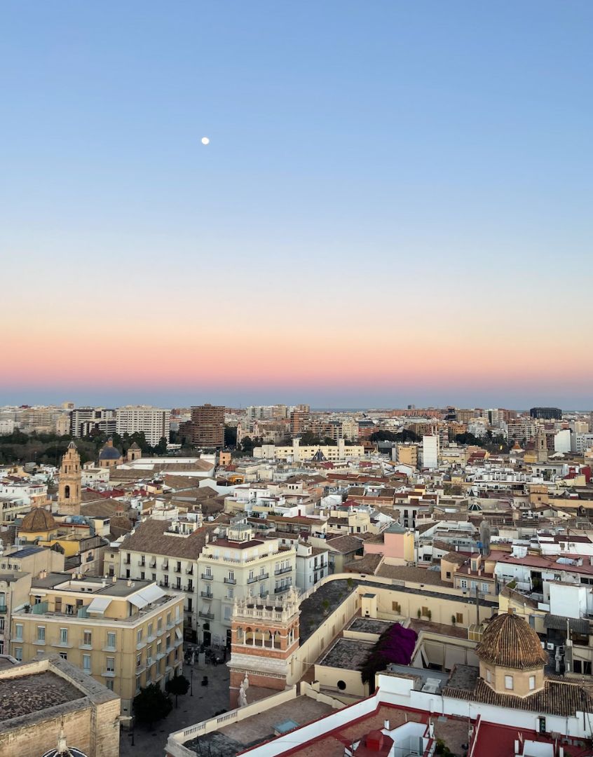 Sunrise over Barcelona