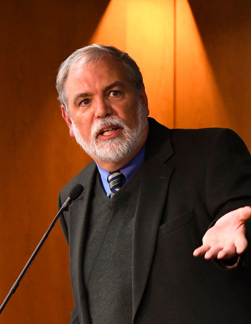 Sherman Garnett speaking at an event