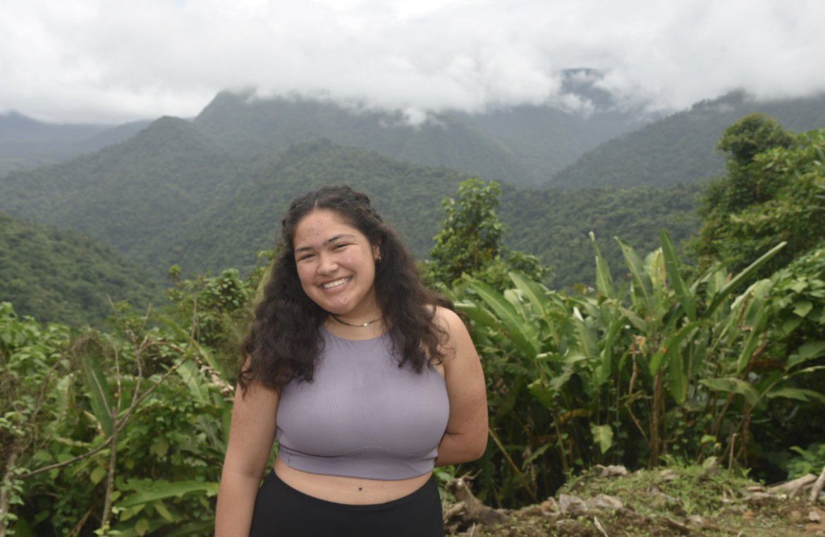 Talena at the Braulio Carrilo National Park in Costa Rica