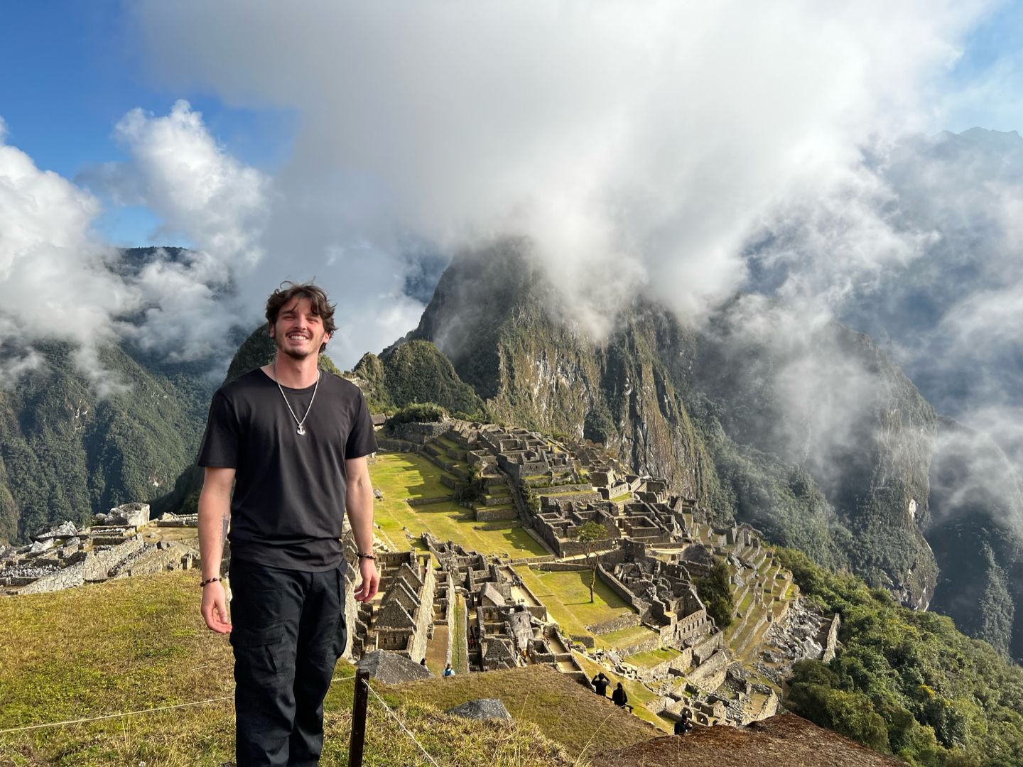 Robert at Maachu Pichu in Peru