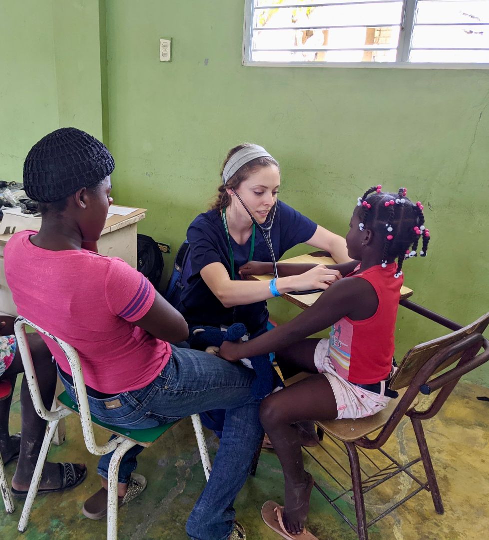 McKenzie checking local girls heart in the Dominican Republic