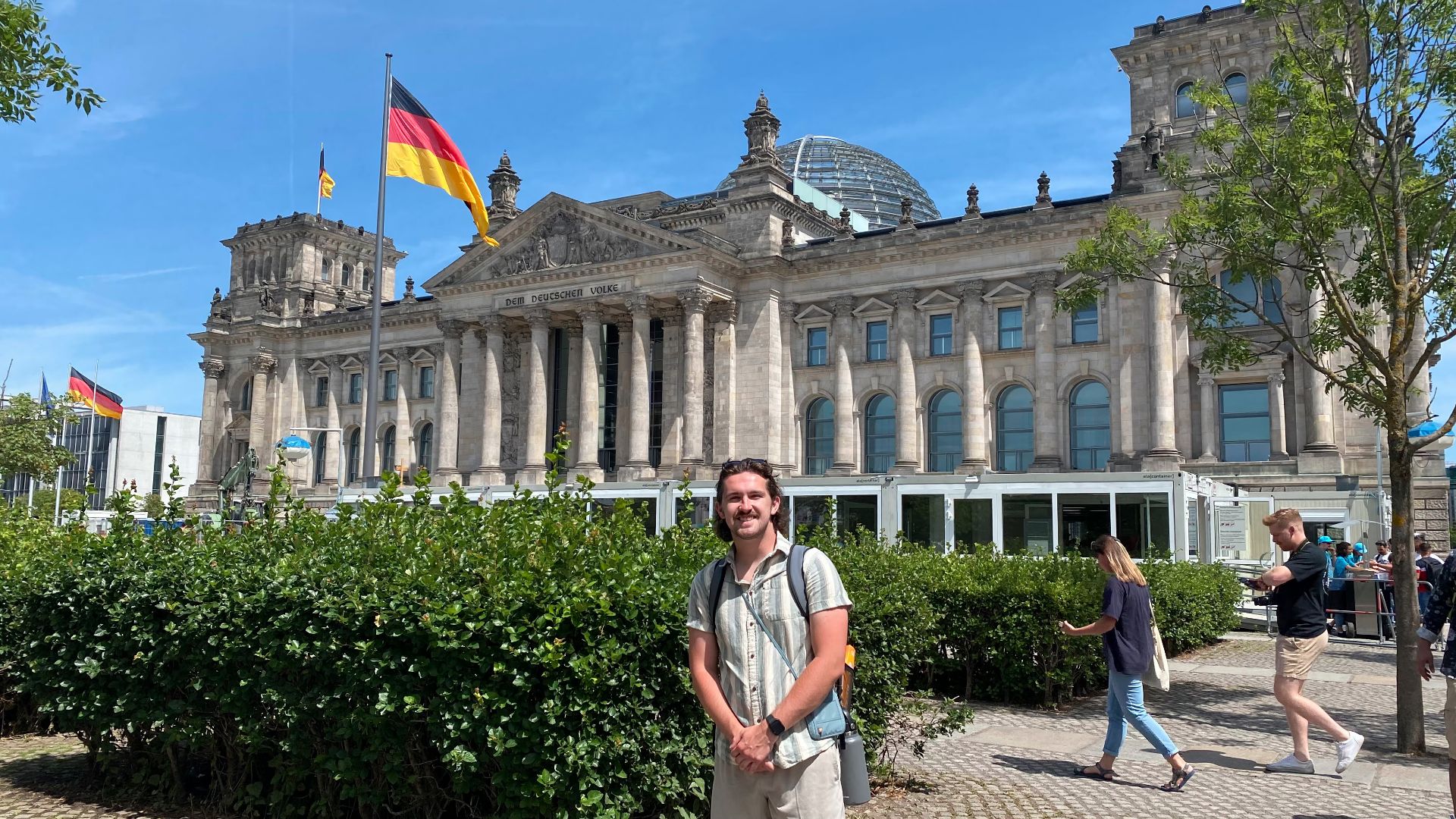 Garrett at the Bundestag in Germany