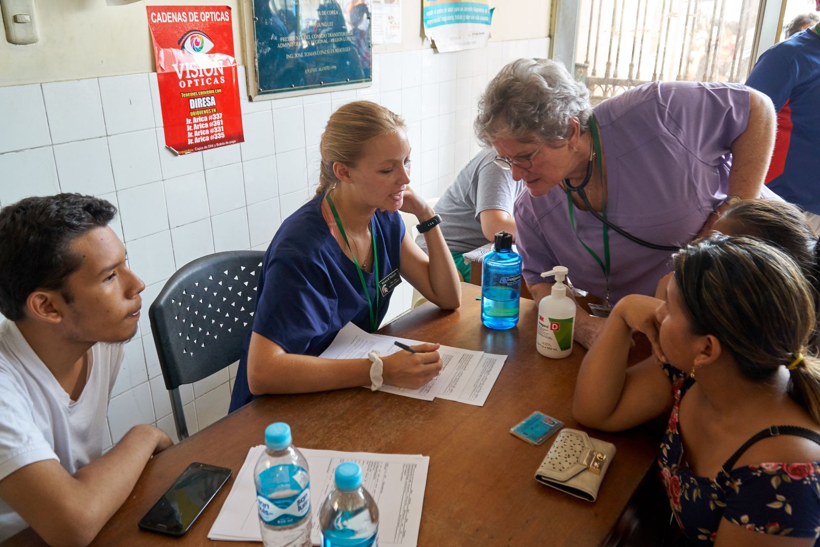 MSU medical students running local clinic in Peru
