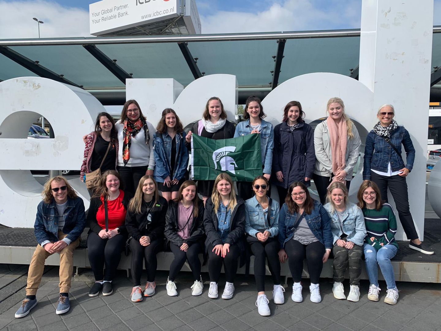 Students in Amsterdam in the Netherlands