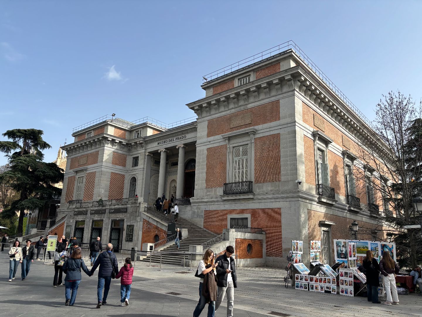 Large brick Prado museum building