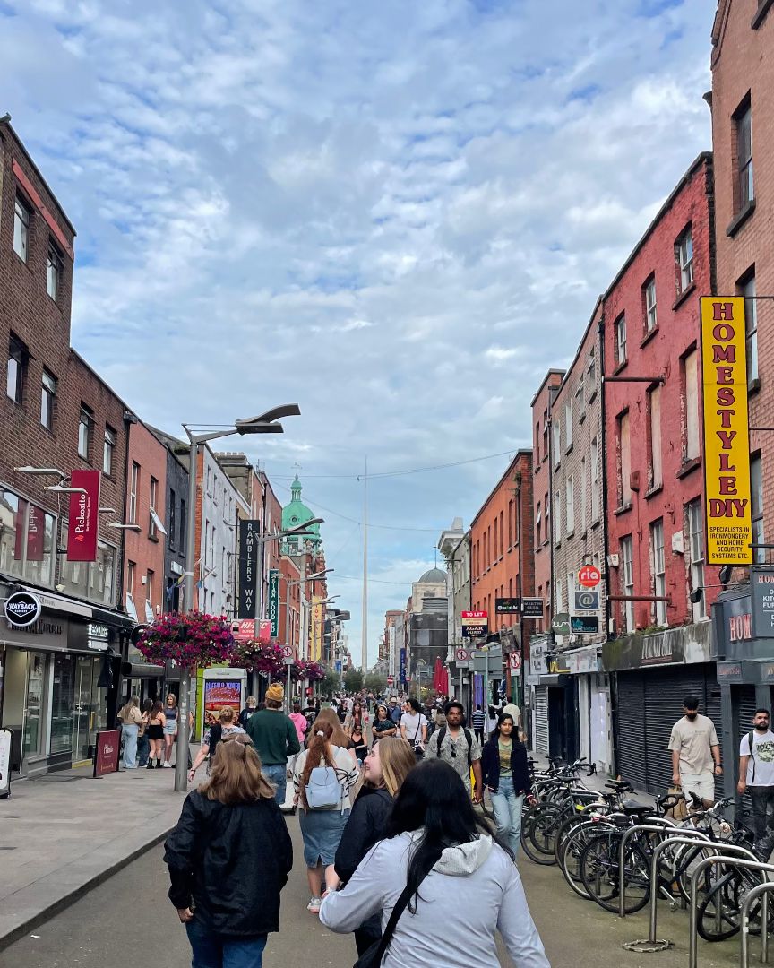 City street in Dublin