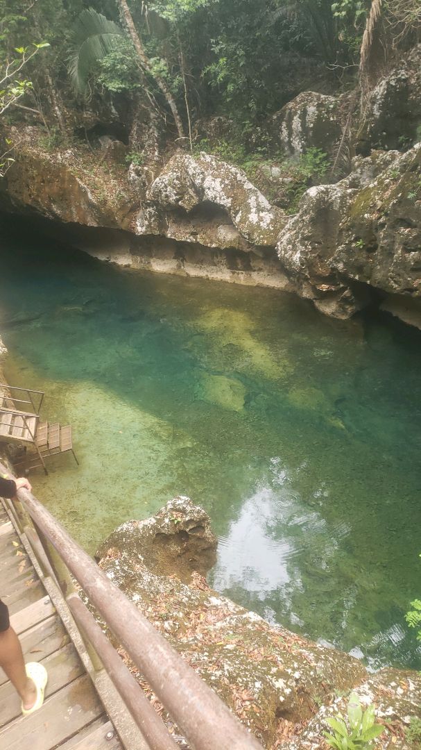 Local swimming hole in Belize