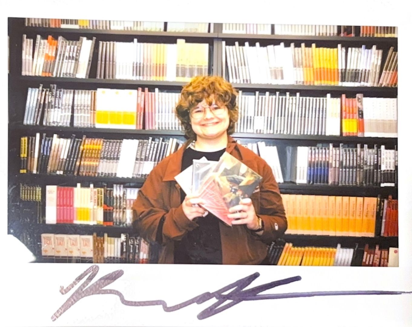 Polaroid photo of Rachel at TIFF Criterion